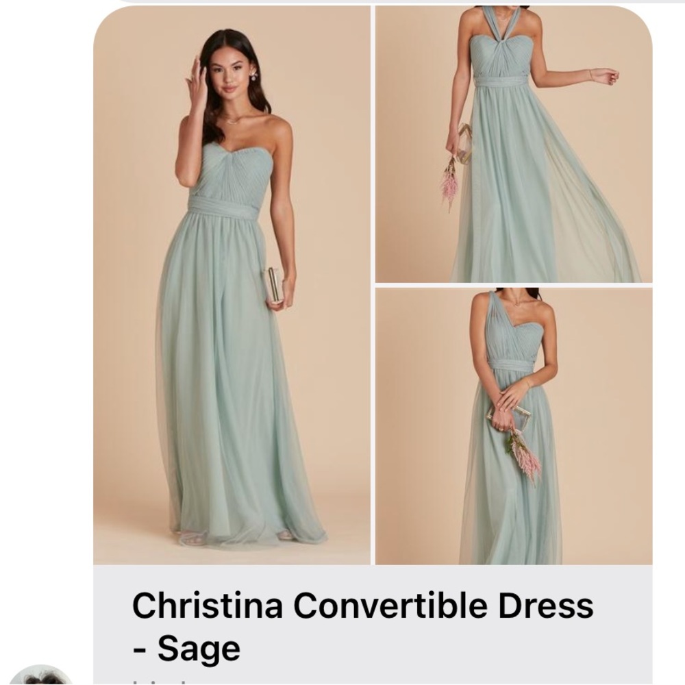 Birdy Grey Sage Green Convertible Dress